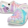 Crocs クラシッククロッグパターン Crocs フラットヒール スポーツ カラフルブルーサンダル 205453-6SN