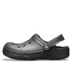 Crocs クラシッククロッグ Crocs Stay Warm 耐摩耗性 スポーツ ユニセックス ブラック サンダル 16244-060