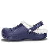 Crocs クラシッククロッグ Crocs Stay Warm 耐摩耗性 ネイビーブルー ユニセックス スリッパ 16244-49U