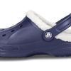 Crocs クラシッククロッグ Crocs Stay Warm 耐摩耗性 ネイビーブルー ユニセックス スリッパ 16244-49U