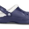 Crocs クラシッククロッグ Crocs Stay Warm 耐摩耗性 ネイビーブルー ユニセックス スリッパ 16244-49U