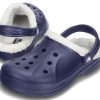 Crocs クラシッククロッグ Crocs Stay Warm 耐摩耗性 ネイビーブルー ユニセックス スリッパ 16244-49U