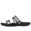 Crocs Daisy 軽量 耐摩耗性 スポーツスリッパ ユニセックス ブラック ホワイト 207284-0ZI