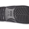 Crocs Daisy 軽量 耐摩耗性 スポーツスリッパ ユニセックス ブラック ホワイト 207284-0ZI