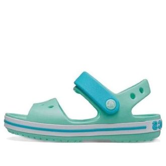 Crocs (GS) クロックバンド サンダル “グリーンブルー” 12856-3U3