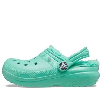 Crocs (GS) クラシック ラインド クロッグ “ターコイズ” 203506-3U3
