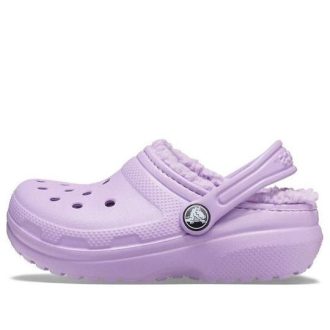 Crocs (GS) クラシック ラインド クロッグ “ライラック” 203506-5PR