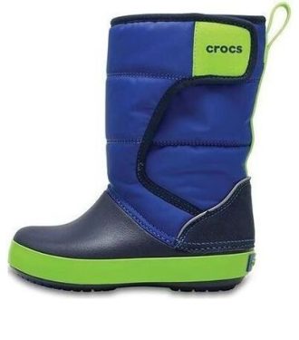 Crocs (GS) ロッジポイント スノーブーツ “ロイヤルブルー” 204660-4HD