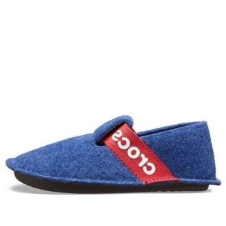 Crocs (GS) クラシック スリッパ “ブルーレッド” 205349-4O5