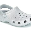Crocs (GS) クラシック グリッター クロッグ “シルバー” 205441-040