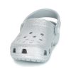 Crocs (GS) クラシック グリッター クロッグ “シルバー” 205441-040