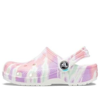 Crocs (GS) クラシック タイダイ グラフィック クロッグ “ホワイトマルチ” 205451-6SN
