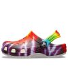 Crocs (GS) クラシック タイダイ グラフィック クロッグ “パープルレッド” 205451-90H