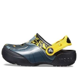 Crocs (GS) ファンラボ アイコニック バットマン クロッグ “ネイビーイエロー” 205514-001