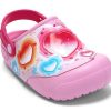 Crocs (GS) ファン ラボ ハート ライト クロッグ “ピンクブルー” 205648-6I2