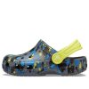 Crocs (GS) クラシック クラシック プリント クロッグ “チャコール シトラス クロスライト” 205813-00T