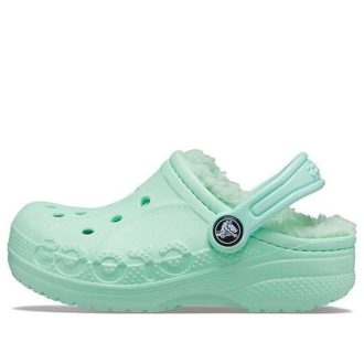 Crocs (GS) クラシック バヤ ライニング クロッグ “ミント” 205977-3TI