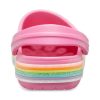 Crocs (GS) クロックバンド レインボーグリッター クロッグ “ピンク” 206151-669