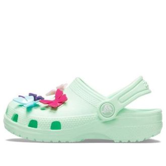 Crocs (GS) クラシック バタフライ チャーム クロッグ “ミント” 206179-3TI