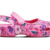 Crocs (GS) クラシック チャーム メリージェーン サンダル “ピンクパープル” 206364-669