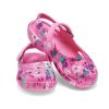 Crocs (GS) クラシック チャーム メリージェーン サンダル “ピンクパープル” 206364-669