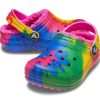 Crocs (GS) クラシック ラインド タイダイ グラフィック クロッグ “ブルー ピンク” 206683-6RW