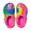 Crocs (GS) クラシック ラインド タイダイ グラフィック クロッグ “ブルー ピンク” 206683-6RW