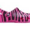 Crocs (GS) クラシック アウト オブ ディス ワールド クロッグ “エレクトリック ピンク ブラック” 206739-6QS
