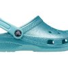 Crocs (GS) クラシック グリッター クロッグ “ブルー ティール” 206993-4SS