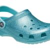 Crocs (GS) クラシック グリッター クロッグ “ブルー ティール” 206993-4SS