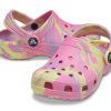 Crocs (GS) クラシック マーブル クロッグ “ピンクイエロー” 207002-6SO