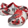 Crocs (GS) クラシック マーブル クロッグ “ホワイト レッド グレー” 207002-884