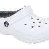 Crocs (GS) クラシック ラインド クロッグ “ホワイト” 207010-10M