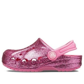Crocs (GS) バヤ グリッター クロッグ “ピンク” 207014-669