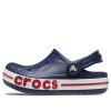 Crocs (GS) バヤバンド クロッグ “ネイビー ホワイト レッド” 207019-410