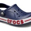 Crocs (GS) バヤバンド クロッグ “ネイビー ホワイト レッド” 207019-410