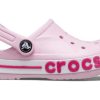 Crocs (GS) バヤバンド クロッグ “ピンクホワイト” 207019-6TG