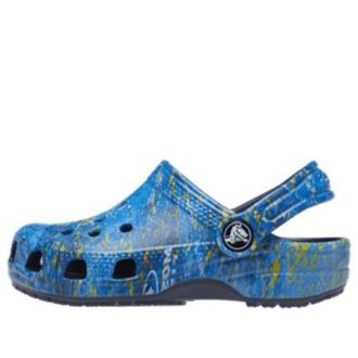 Crocs (GS) クラシック モッシーオーク コースタル クロッグ “ブルー” 207259-410