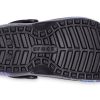 Crocs (GS) クラシック ファズ ライン クロッグ「ブラック ライトニング」207322-0C4