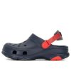 Crocs (GS) オールテレインクロッグ「ネイビーレッド」207458-410