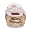 Crocs (GS) クラシック ラインド グリッター クロッグ “ゴールド ピンク” 207462-2UB