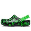 Crocs (GS) クラシック イージー アイコン クロッグ “ブラック グリーン” 207599-001
