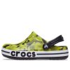 Crocs (GS) バヤバンド バブルカモ クロッグ “グリーンブラック” 207807-0C4