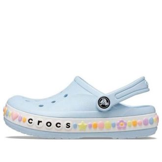 Crocs (GS) バヤバンド チャームバンド クロッグ “ミネラルブルー” 208102-4JQ
