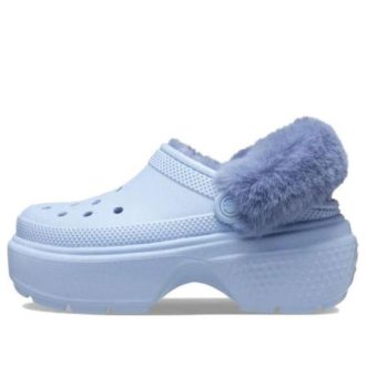 Crocs (GS) ストンプ ライニング クロッグ “カルサイトブルー” 208546-4NS