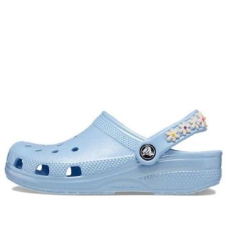 Crocs (GS) デイジーチェーン クラシック クロッグ “ブルー カルサイト” 209065-4NS