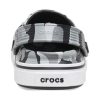 Crocs (GS) オフコート プリントクロッグ “グレー ブラック ホワイト” 209150-066
