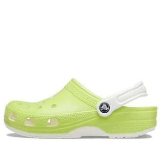 Crocs (GS) クラシック グローインザダーク クロッグ “グリーン” 209158-3UH