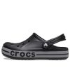Crocs (GS) バヤバンド リフレクティブバンド クロッグ “ブラックグレー” 209213-001