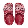 Crocs (GS) クラシック ホリデー セーター クロッグ “レッド ホワイト” 209221-90H